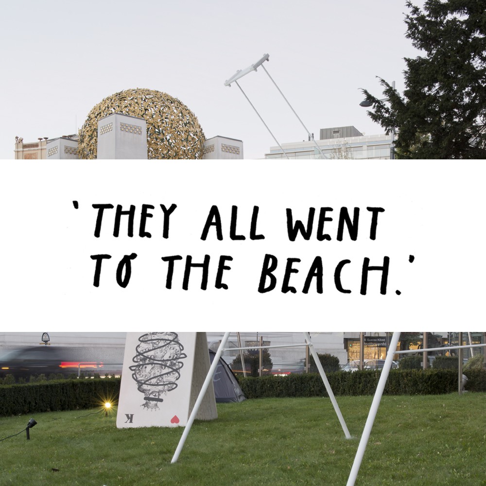 They all went to the beach
